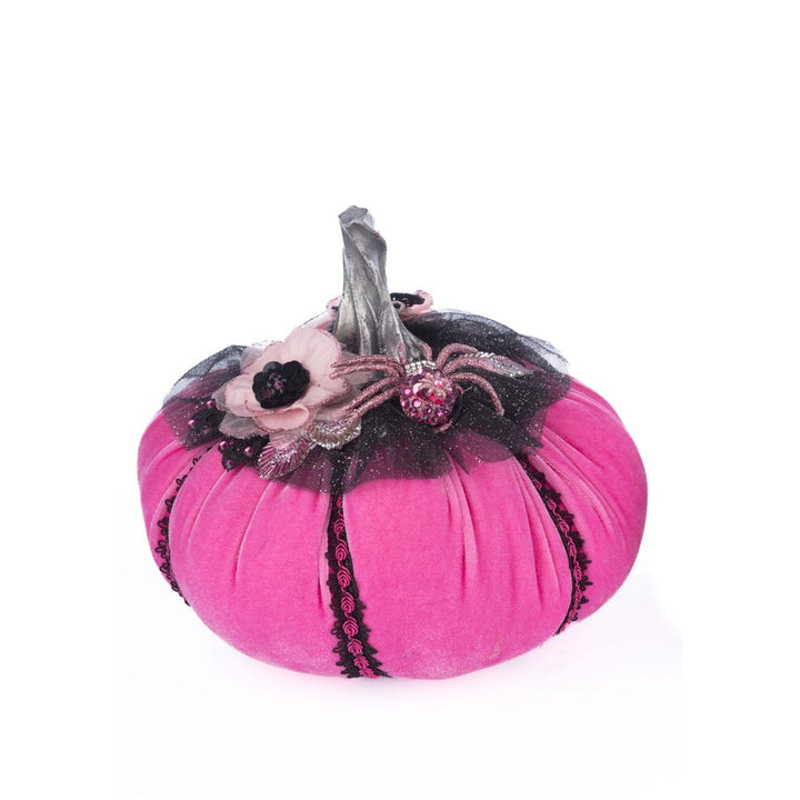 Pink Passion Stuffed Pumpkins Set of 2 by Katherine's Collection  1