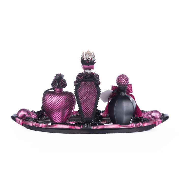 Pink Passion Vanity Tray with Bottles Set by Katherine's Collection  3