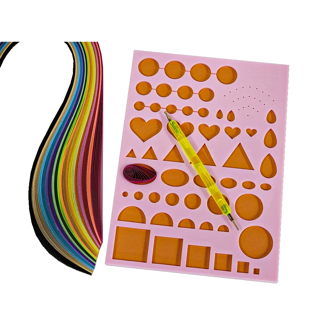 Pink Quilling Tool Board F07M3-3-pink