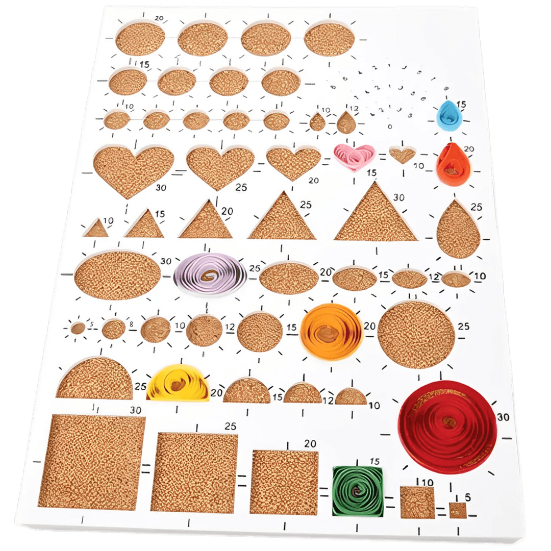 Pink Quilling Tool Board F07M3-3-pink