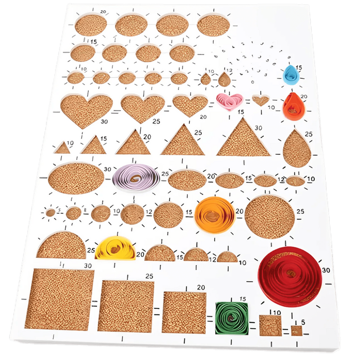 Pink Quilling Tool Board F07M3-3-pink