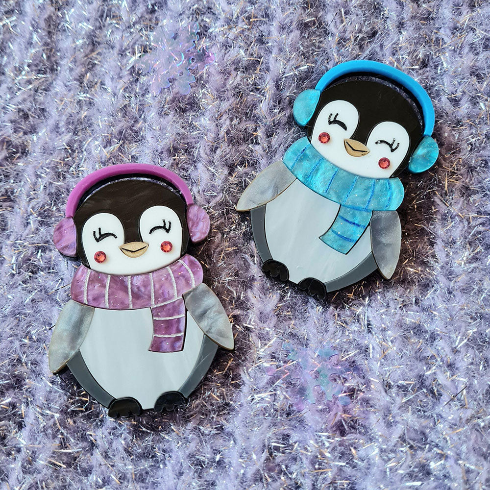 Pip The Penguin Brooch by Cherryloco Jewellery 5