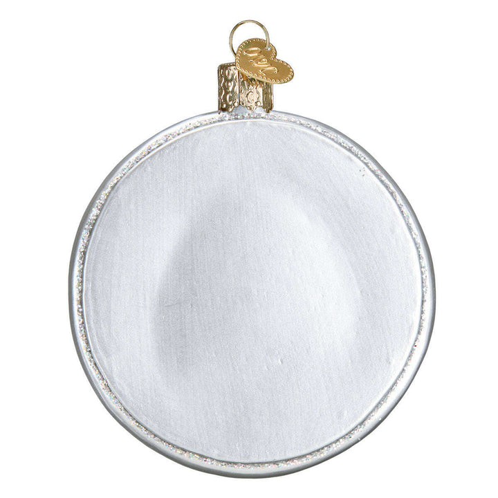 Old World Christmas Pizza Pie Blown Glass Ornament
