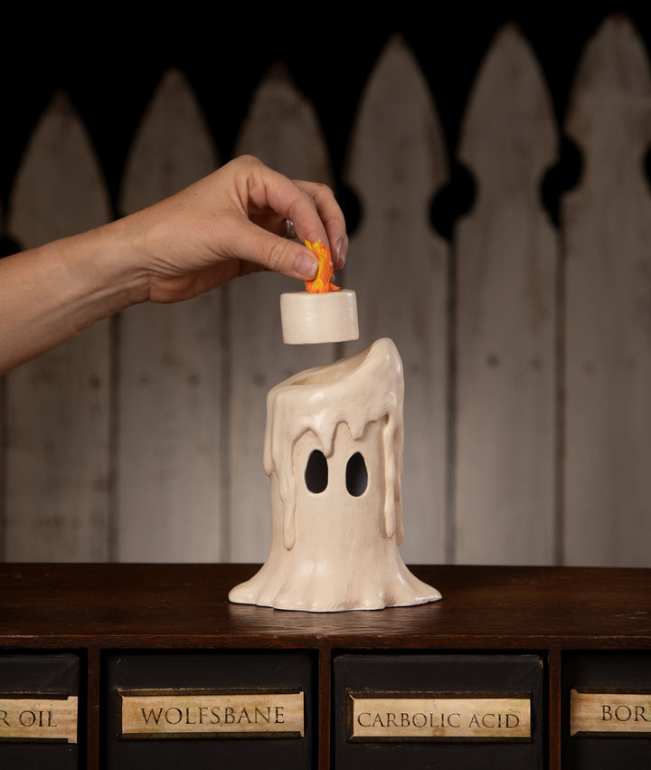 Medium Flam'in Candle Luminary by Bethany Lowe Designs, image 4