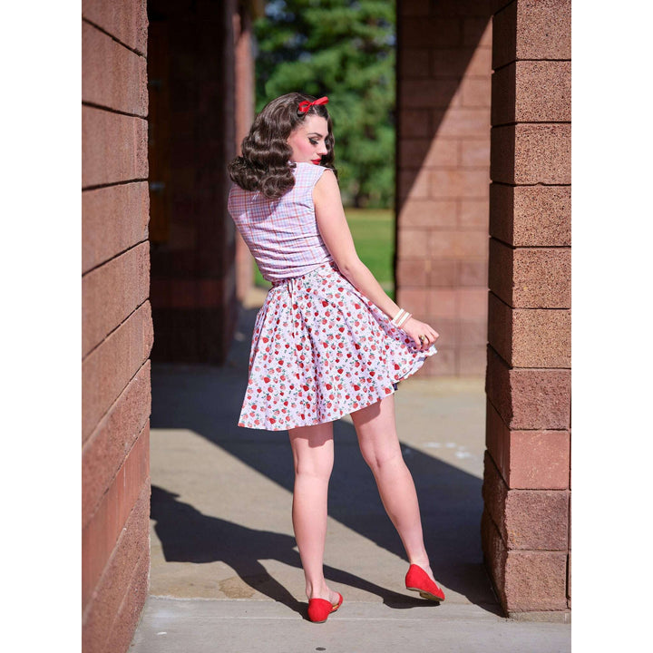 Plaid Bow Top - 4X only, 1 left!