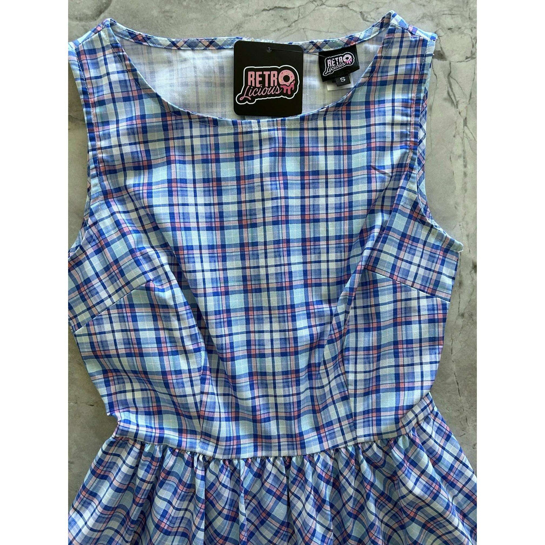 Plaid Midi Dress