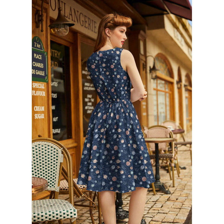 Planets Vintage Dress