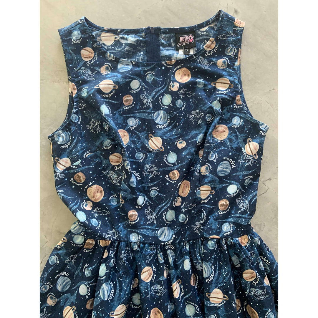 Planets Vintage Dress