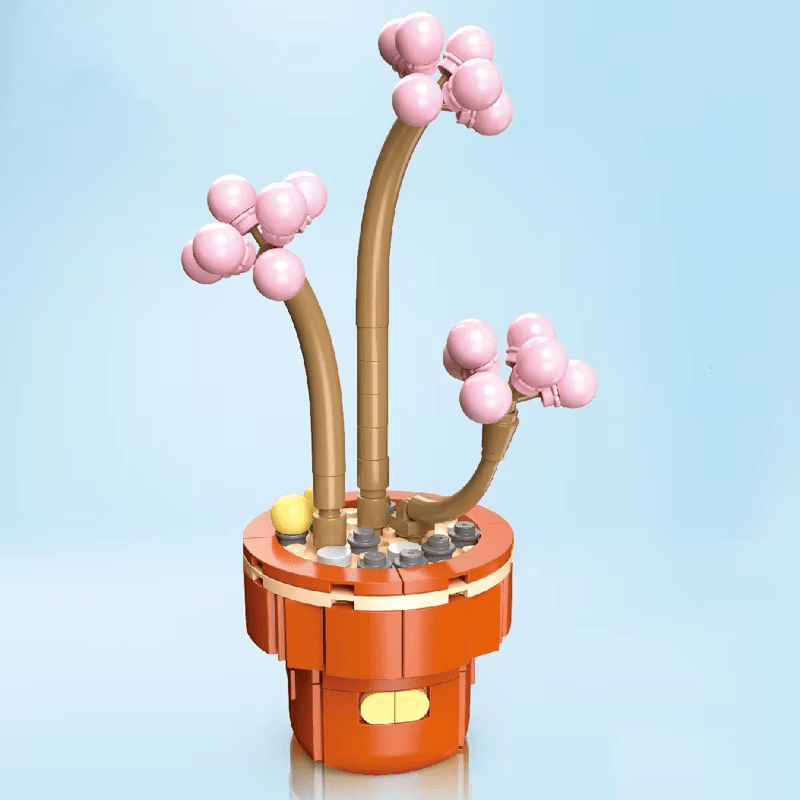 Plant Building Brick Kit - Meaty Peach Egg by Wizardi F07N11-23-7(113)