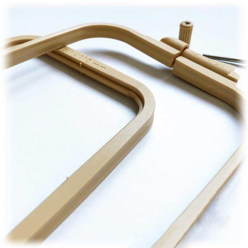 Plastic Square Hoop Nurge 170-12 Pastel Blue