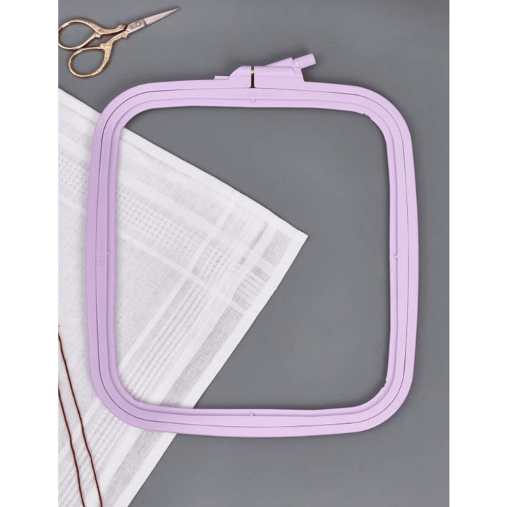 Plastic Square Hoop Nurge 170-12 Pastel Lilac