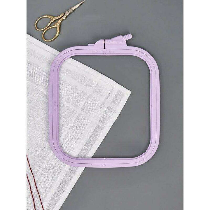 Plastic Square Hoop Nurge 170-13 Pastel Lilac