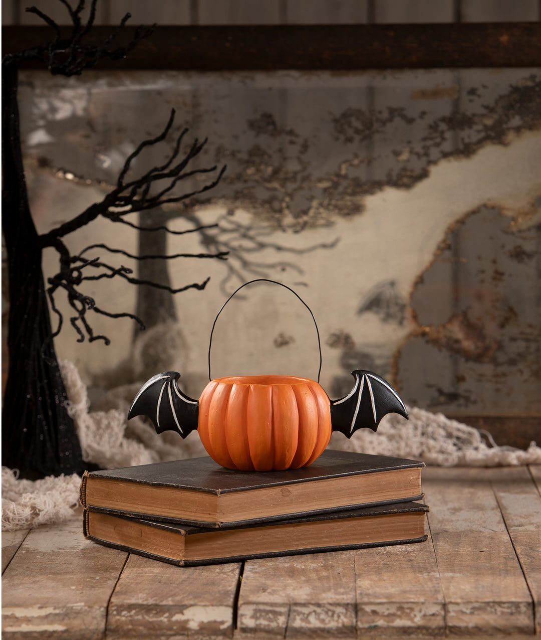 Scary Batty Jack Bucket by Bethany Lowe Designs, image 3