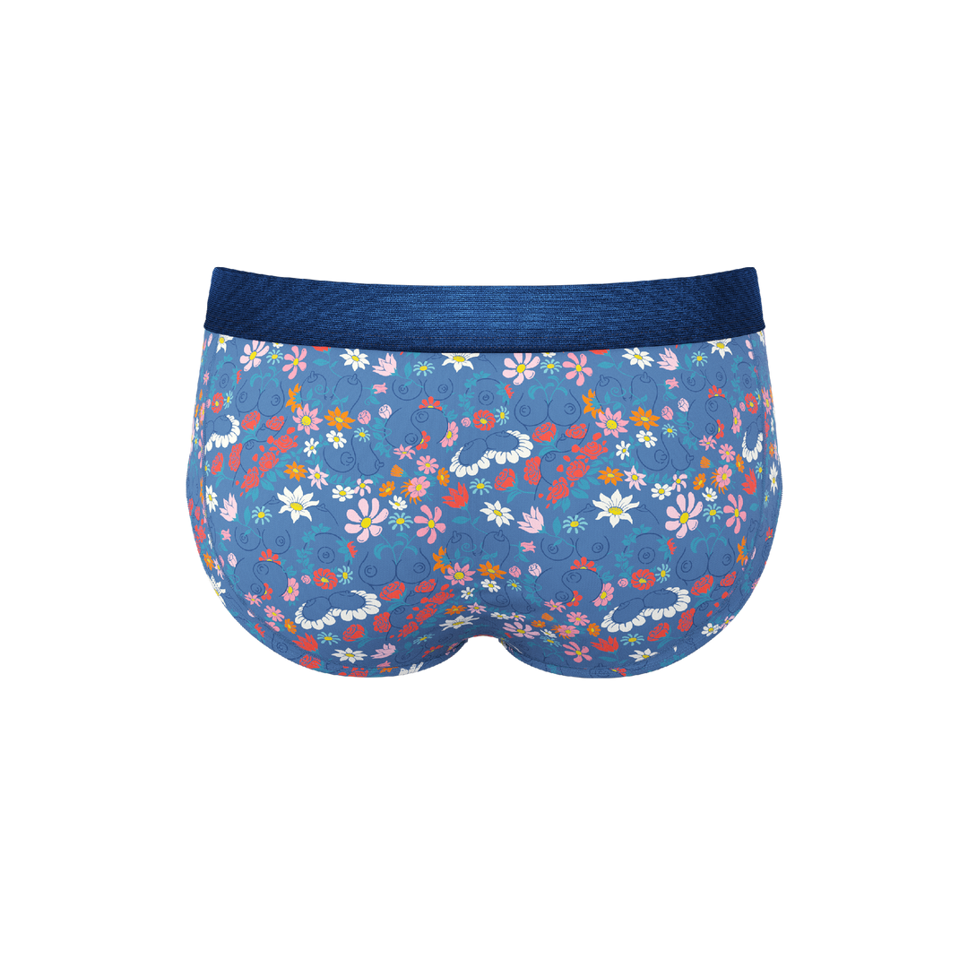 The Gardening Nips | Busty Floral Ball Hammock® Pouch Underwear Briefs