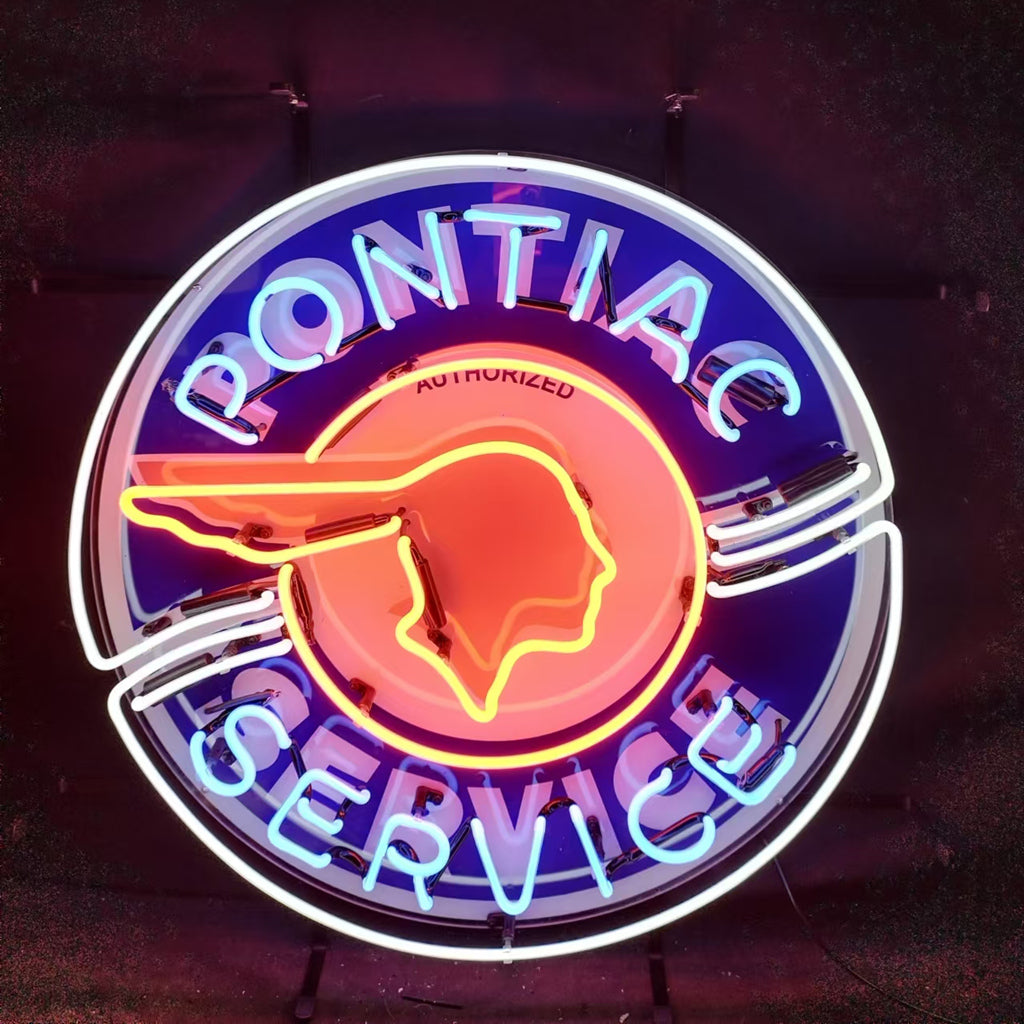 Pointiac Service Neon Signs