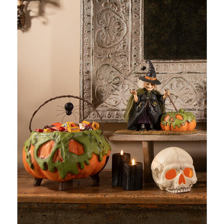 Poison Pumpkin Cauldron PM by Bethany Lowe Designs image 3