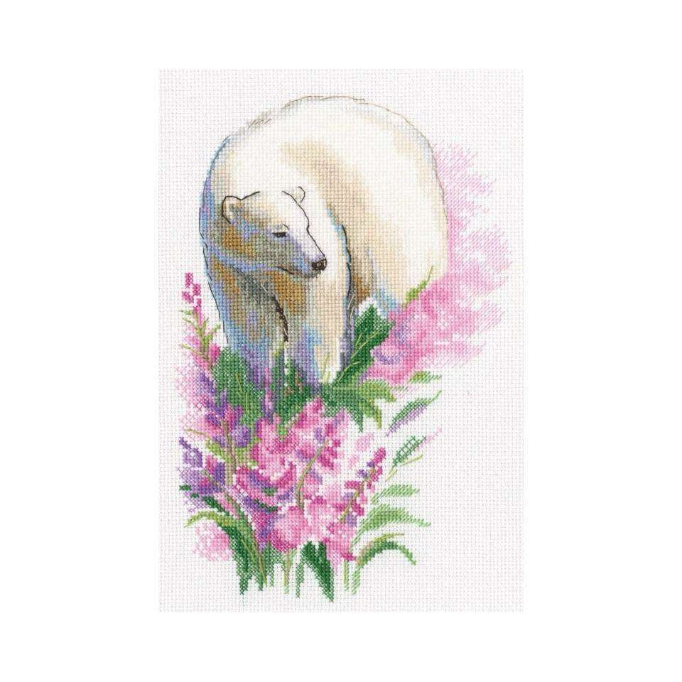Polar bear M971 Counted Cross Stitch Kit