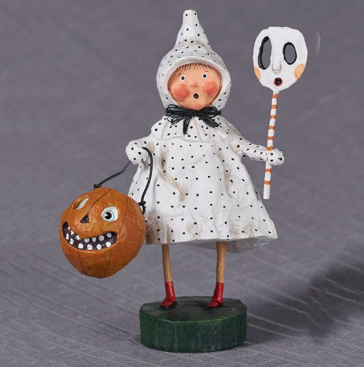 Polk-A-Dottie Boo Halloween Lori Mitchell Collectible Figurine - Quirks!