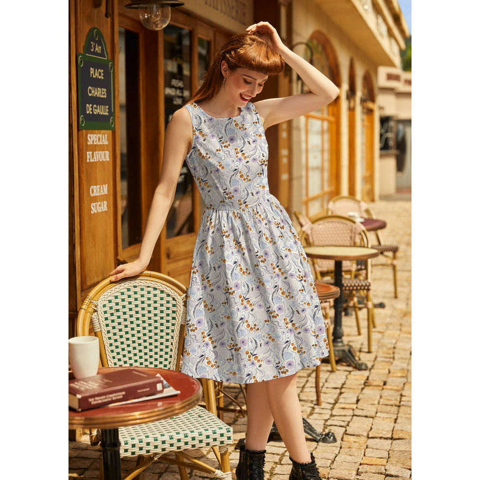 Pollinators Vintage Dress