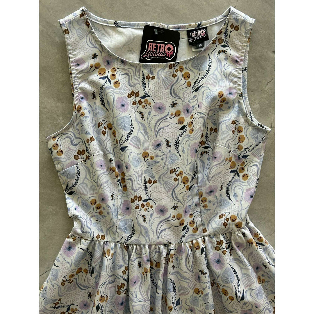 Pollinators Vintage Dress