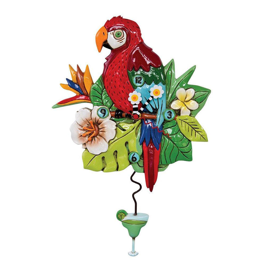 Polly Parrot Wall Clock by Allen Designs - Quirks!