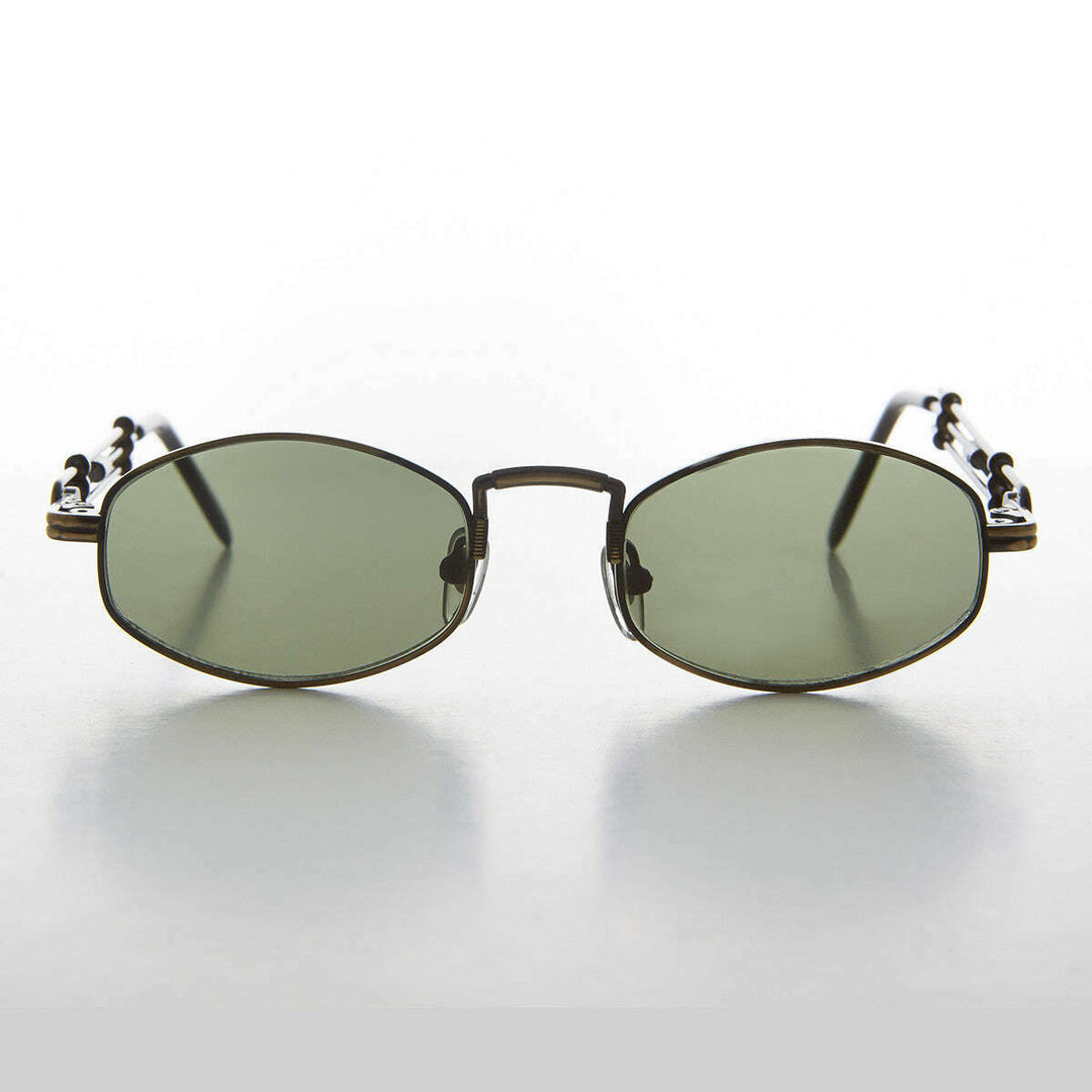 Polygon Spectacle Steampunk Vintage Sunglass - Deryn
