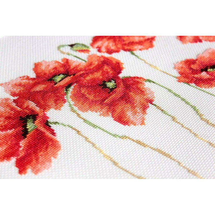 Poppies B2223L Counted Cross-Stitch Kit