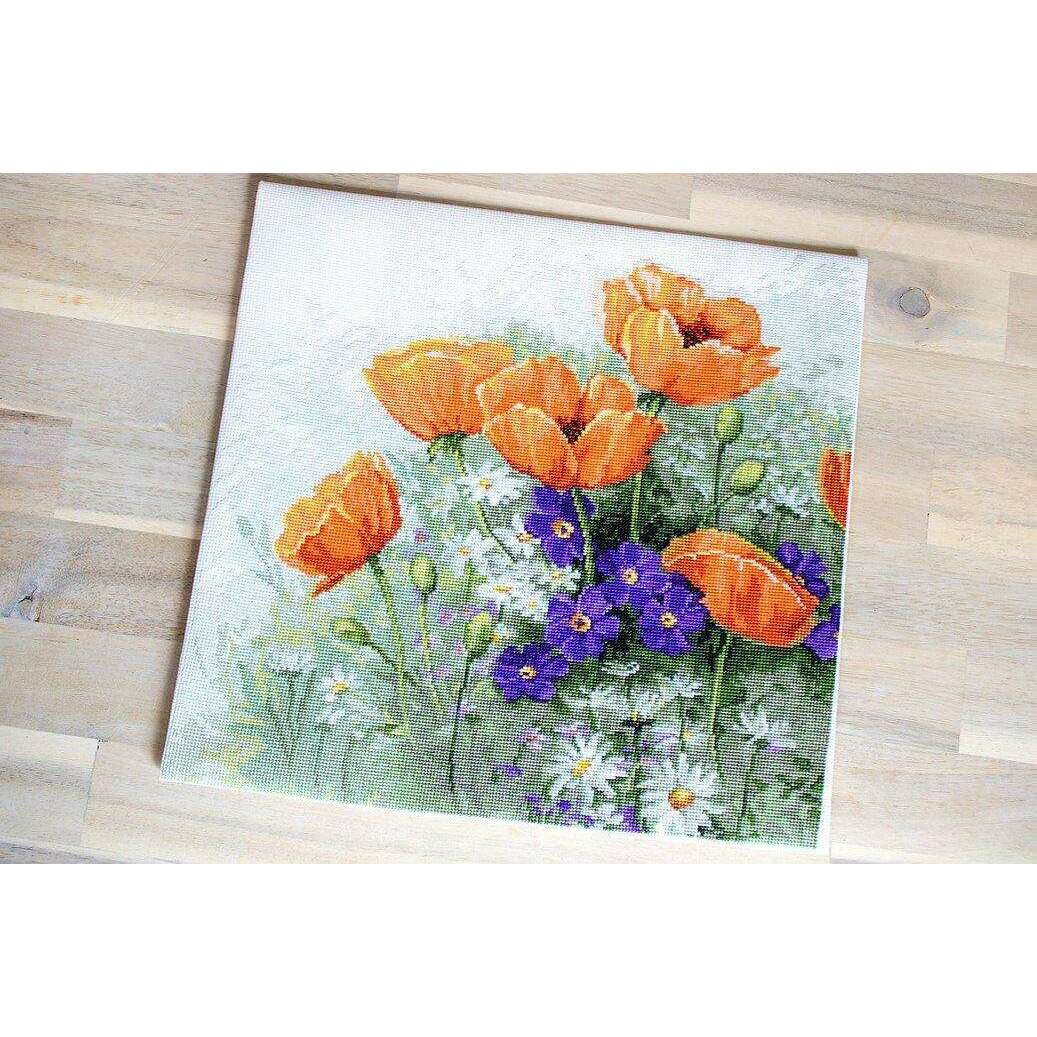 Poppies B2368L Counted Cross-Stitch Kit