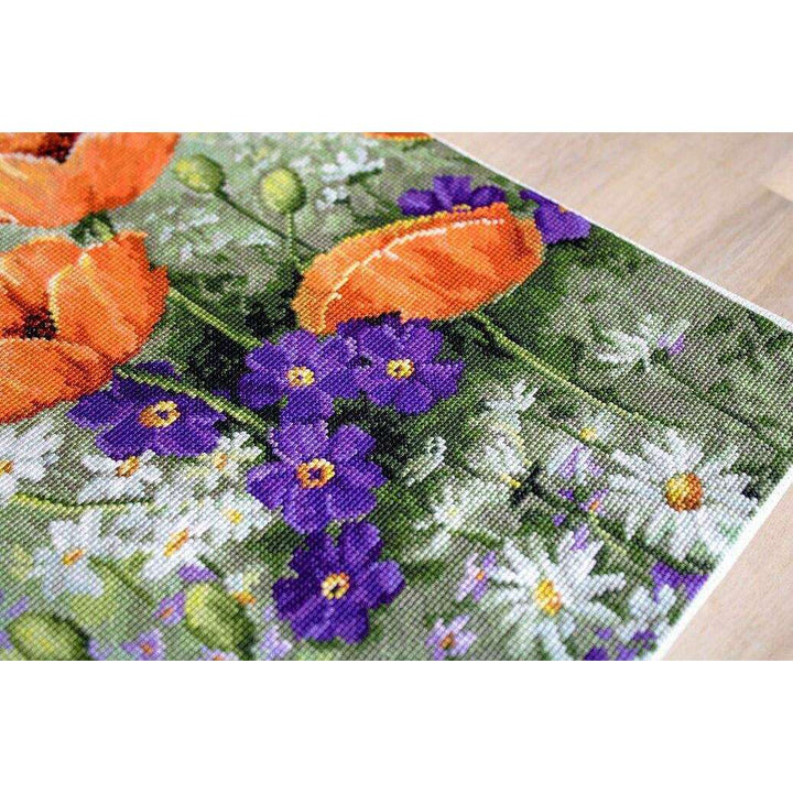 Poppies B2368L Counted Cross-Stitch Kit