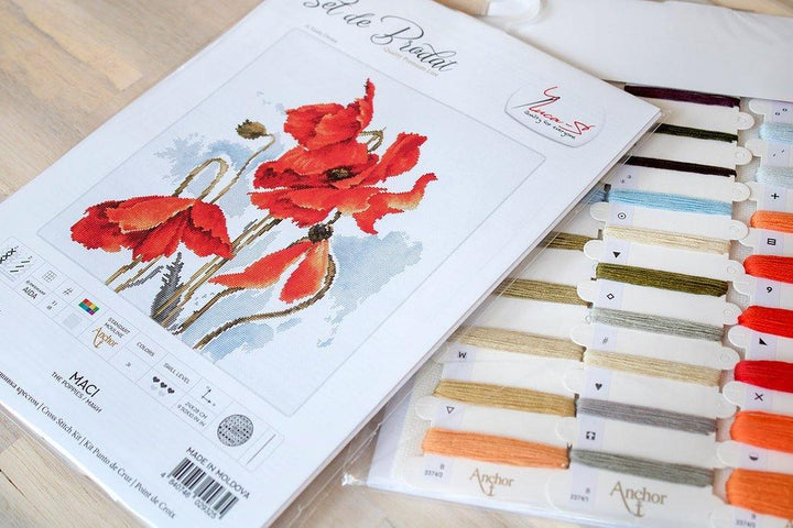 Poppies  B2374L Counted Cross-Stitch Kit