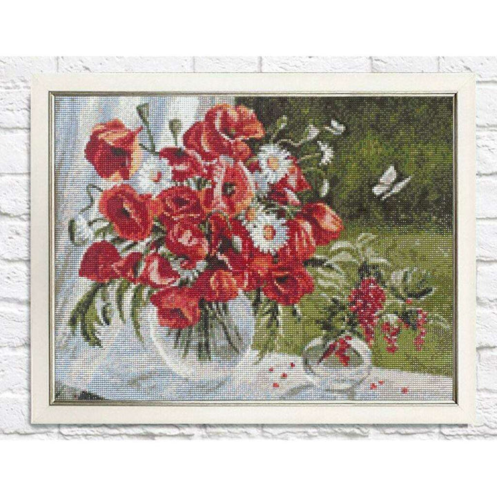 Poppies CS2621 19.7 x 15.8 inches Crafting Spark Diamond Painting Kit