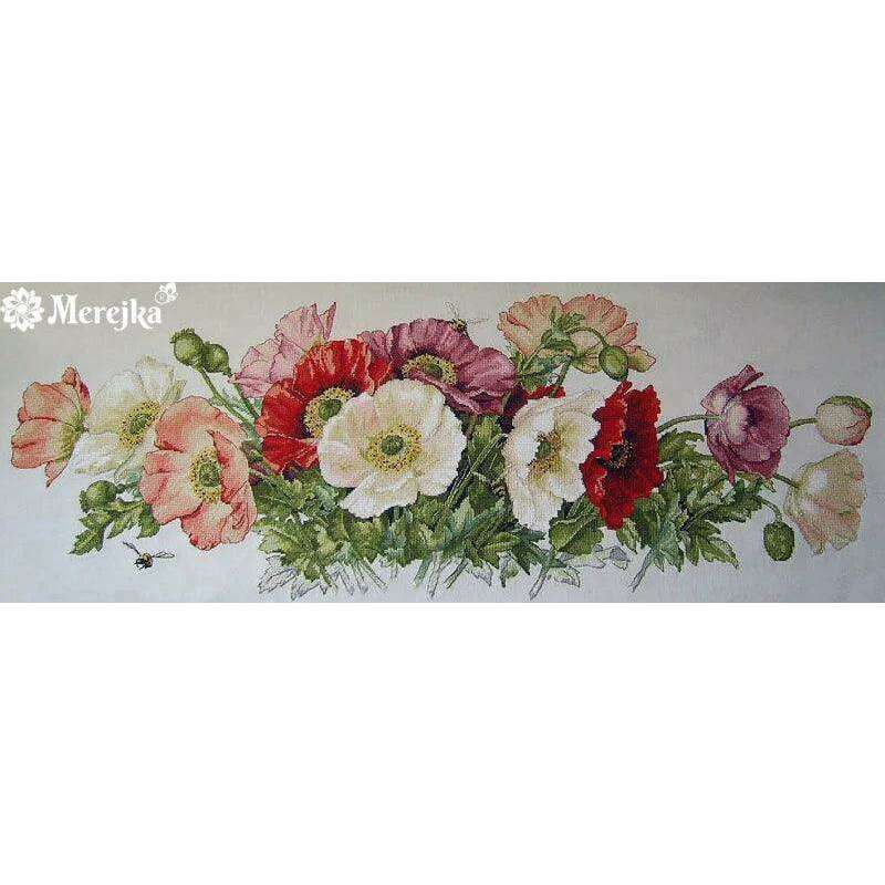Poppies K-33 Counted Cross-Stitch Kit