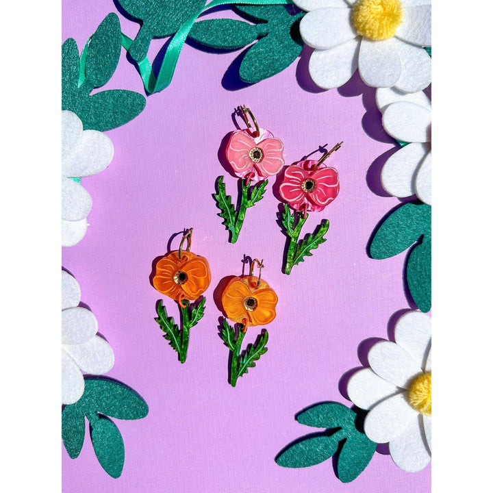 Poppy Bloom Earrings