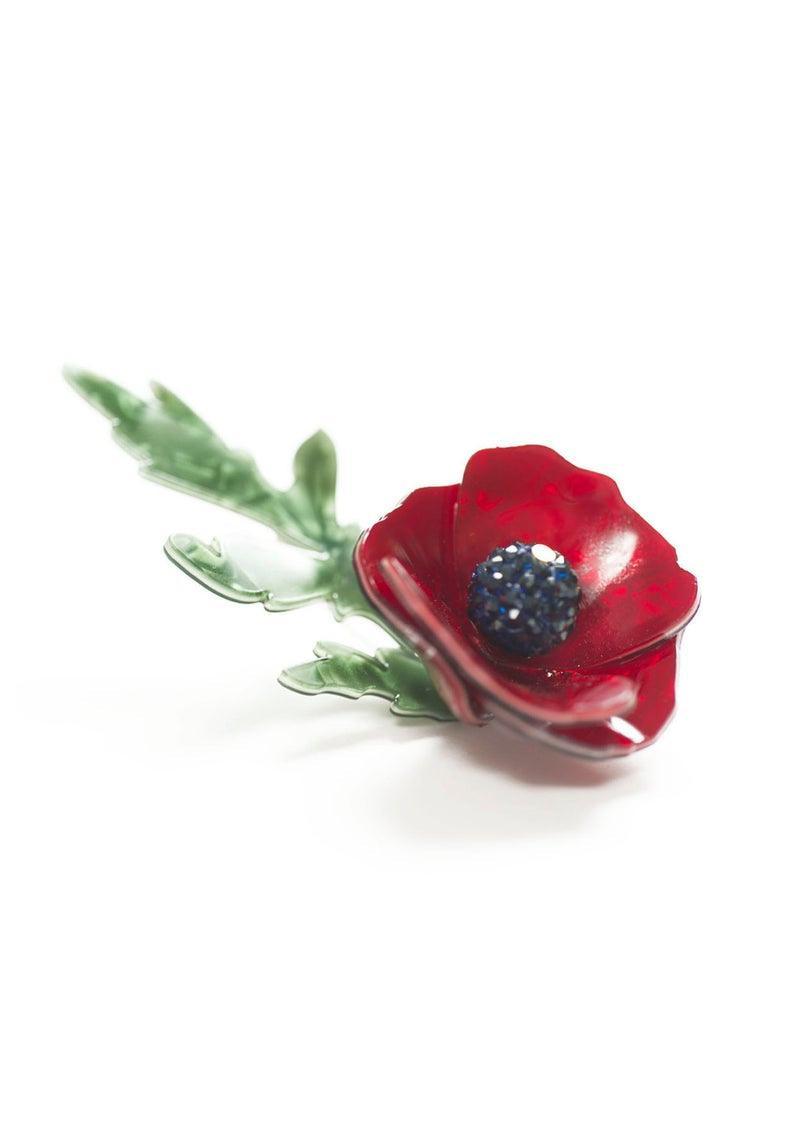 Poppy Brooch by LaliBlue - Quirks!