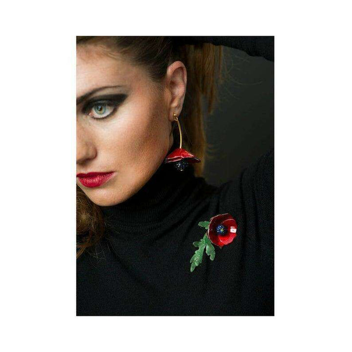 Poppy Brooch by LaliBlue - Quirks!