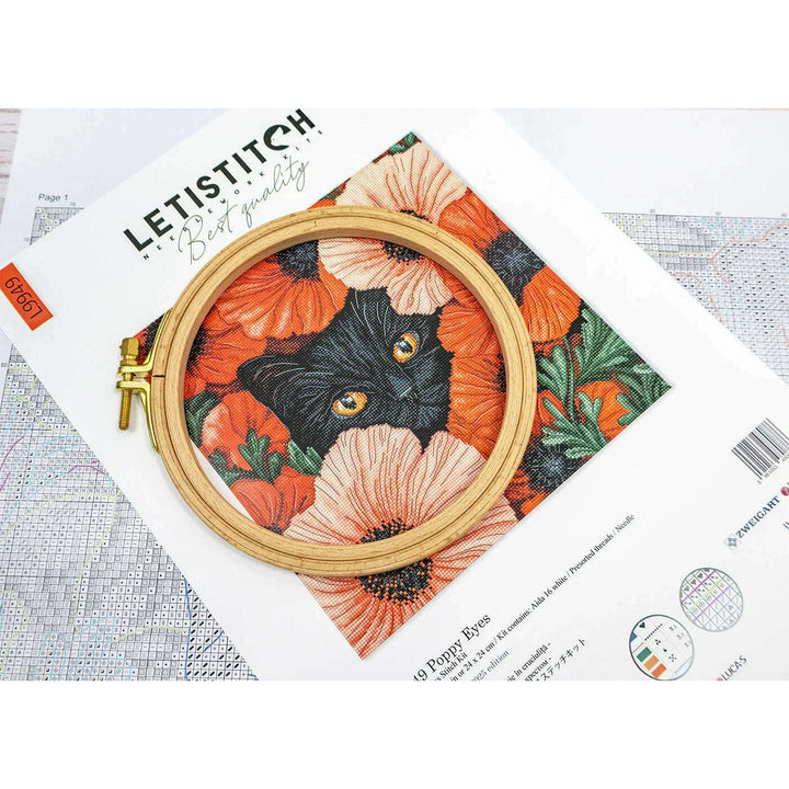 Poppy Eyes L9949 Counted Cross Stitch Kit