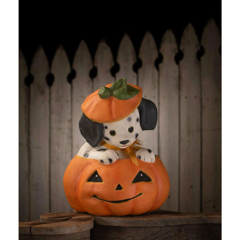 Poppy Puppy in Pumpkin by Bethany Lowe Designs image