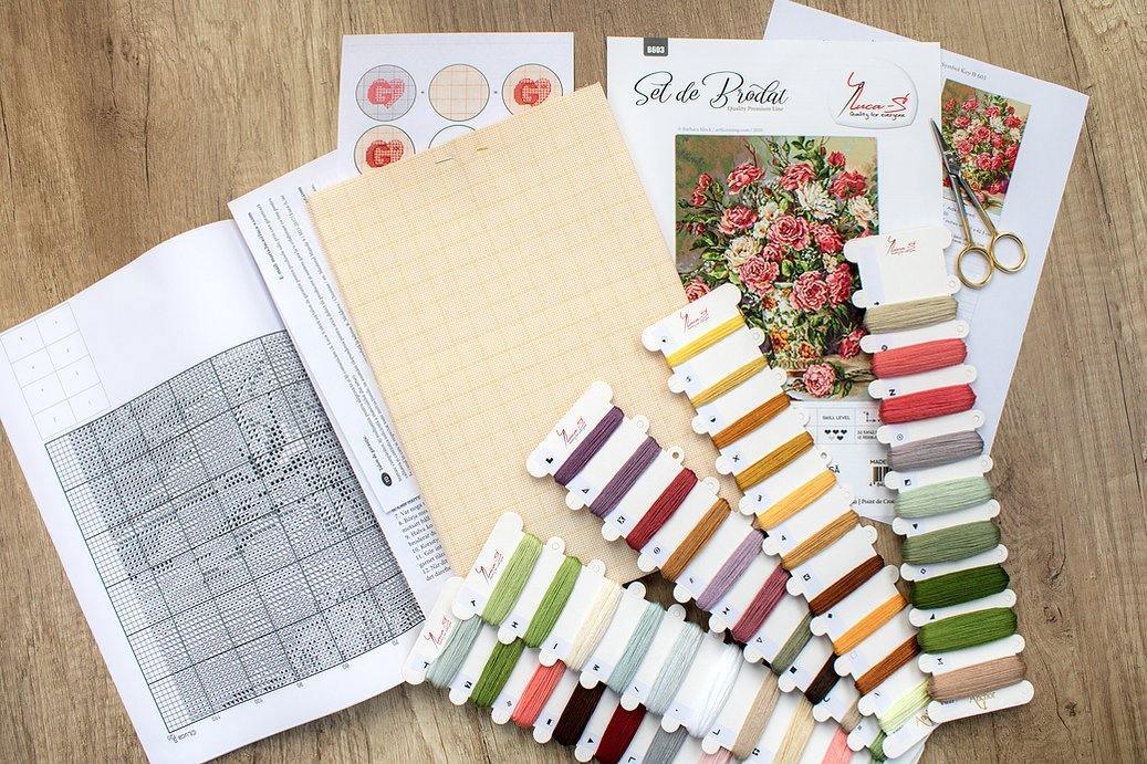 Posies for the Princess B603L Counted Cross-Stitch Kit