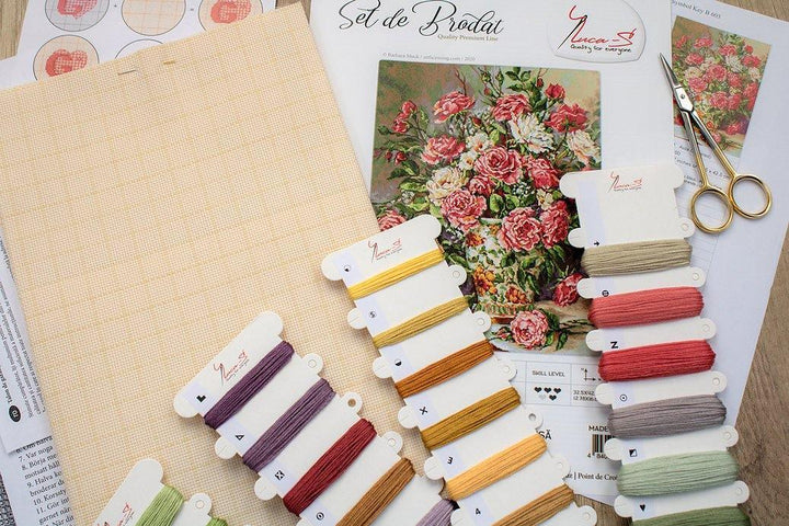 Posies for the Princess B603L Counted Cross-Stitch Kit