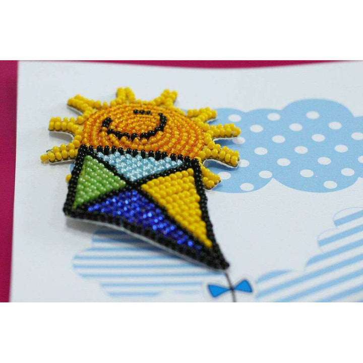 Postcard cross-stitch kit - Be pleased of your life! AOO-005