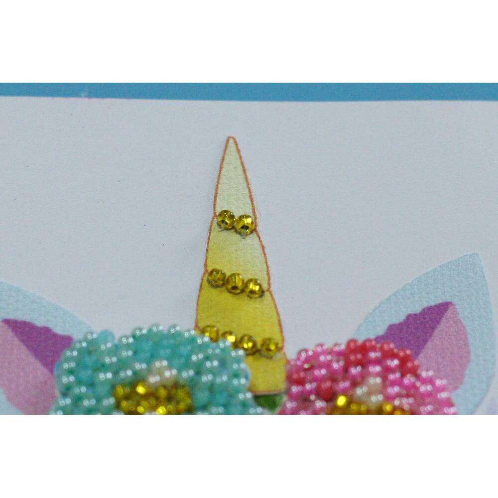 Postcard cross-stitch kit - Believe in miracles! AOO-007