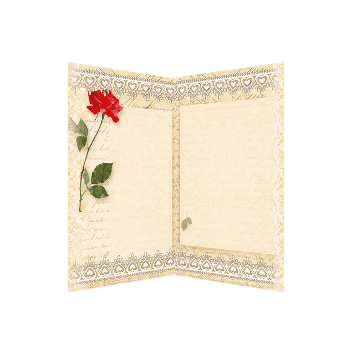 Postcard cross-stitch kit - Snow holiday AO-152