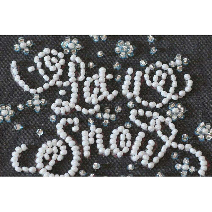 Postcard cross-stitch kit - Snow holiday AO-152