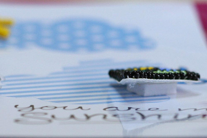 Postcard cross-stitch kit - Be pleased of your life! AOO-005