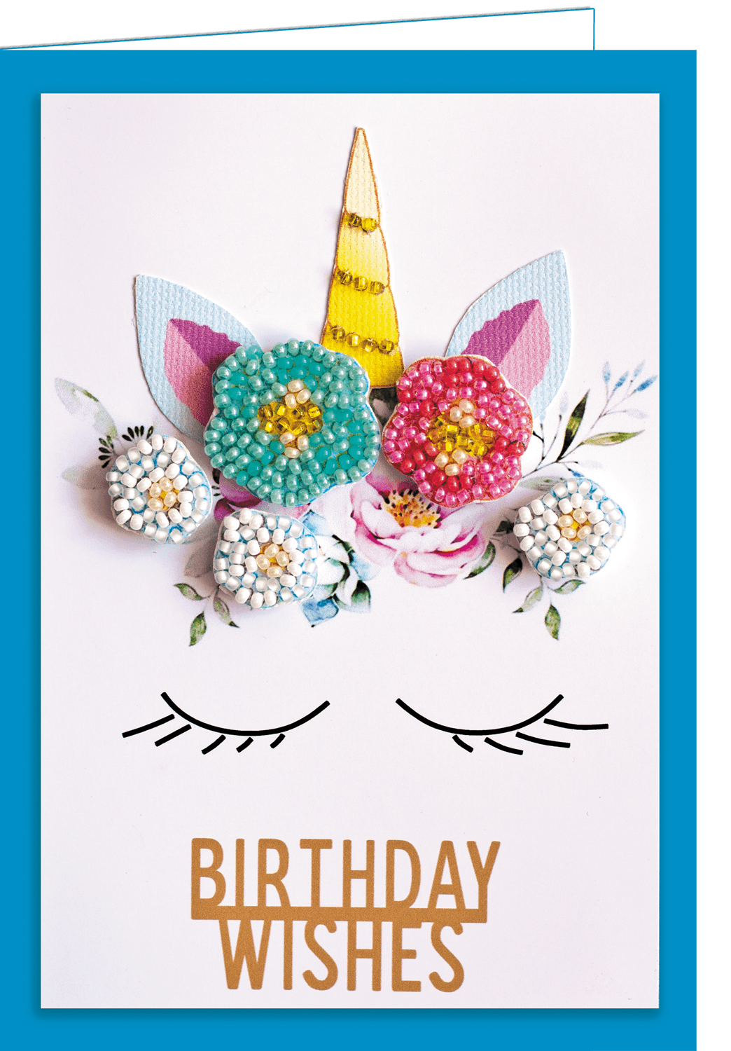 Postcard cross-stitch kit - Believe in miracles! AOO-007