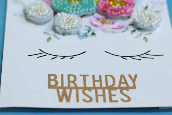 Postcard cross-stitch kit - Believe in miracles! AOO-007