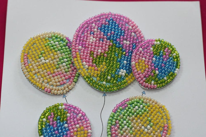 Postcard cross-stitch kit - Making dreams come true! AOO-002