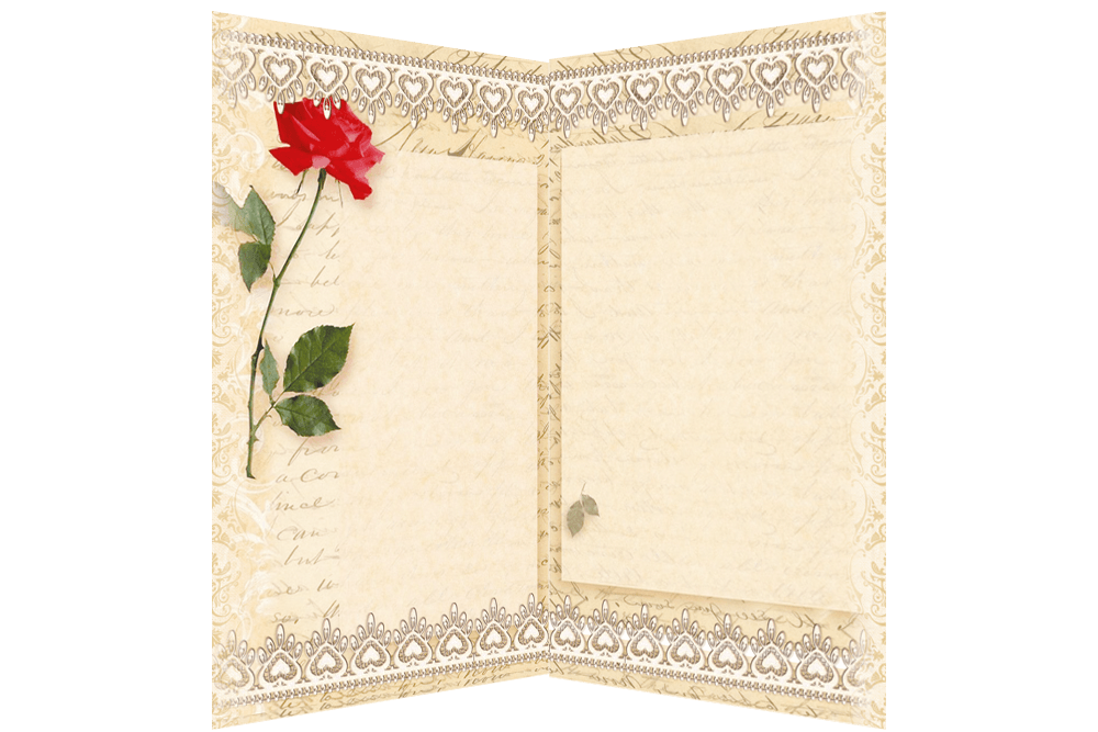 Postcard cross-stitch kit - Snow holiday AO-152