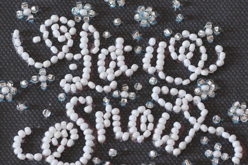 Postcard cross-stitch kit - Snow holiday AO-152