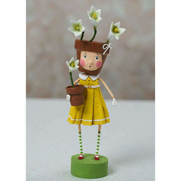 Pot Head Spring Figurine by Lori Mitchell *NEW FOR 2026* – view 3